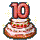 이관10주년케이크